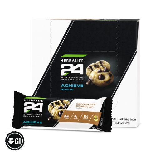 Picture of Herbalife24 ACHIEVE Protein Bar: Chocolate Chip Cookie Dough