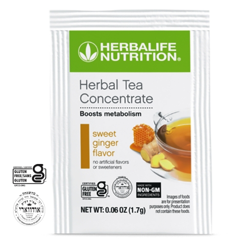 Picture of Herbal Tea Concentrate Single-Serve Packets: Sweet Ginger with Non-GM Ingredients (30 Count)